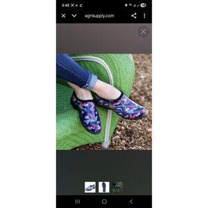 NEW Sloggers Women's hummingbird Print Rain boot Garden Shoes Clogs 10